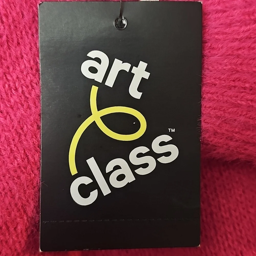 Art Class Girl' Mock Neck Pullover Sweater Size L 10-12